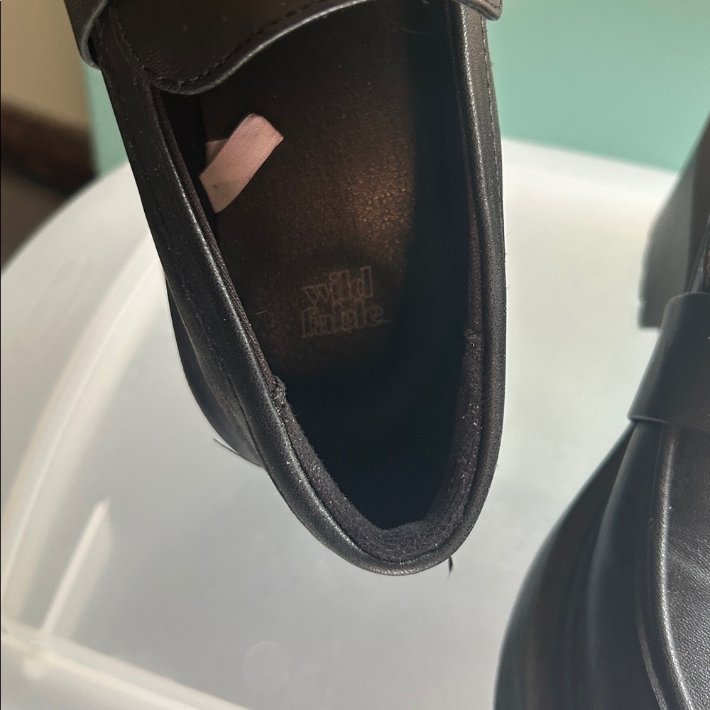 Target Women's Black Platform Loafers - Picture 6 of 7